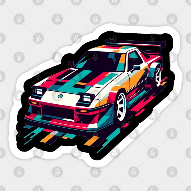 Mazda RX7 Sticker by Vehicles-Art